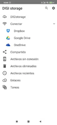 DIGI storage android App screenshot 1